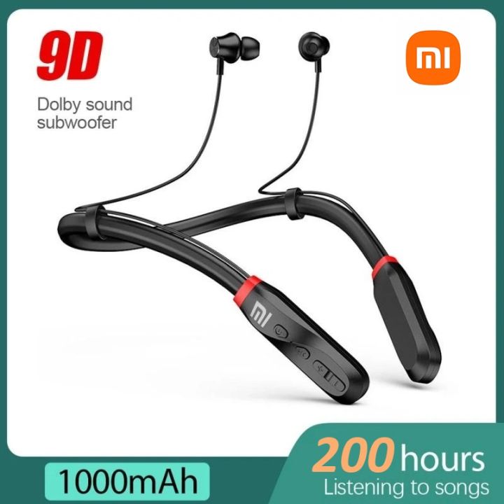 200-hour-play-wireless-xiaomi-i35-earphones-bluetooth-headphones-neckband-5-1-headphone-with-mic-stereo-earbuds-headset