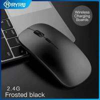 ZZOOI RYRA Rechargeable Wireless Mouse Bluetooth Silent Computer Mute Mouse Mini Usb Ergonomic Mause 2.4Ghz For Laptop Desktop Pc Gaming Mice