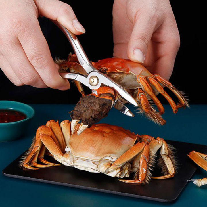 crab clipper crab cracker filler vegetables set shrimp peeler and ...