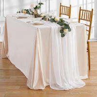 Sage Green Chiffon Table Runner, Gauze Wedding Centerpieces For Tables,For Birthday Party FestivalHome Dinner Table Decor