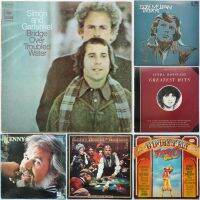 แผ่นเสียง เพลงสากล Folk, Rock 12” LP Vinyl – Simon &amp; Garfunkel, Don McLean, Joni Mitchell, Linda Ronstadt, Kenny Rogers