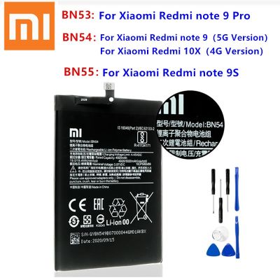 แบตเตอรี่ Xiaomi BN53 BN54 BN55 Replacement Battery For Xiaomi Redmi note 9 Pro Note 9 Redmi 10X(4G)Note9S +เครื่องมือฟรี รับประกัน 3 เดือน