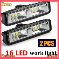 Zozo ✨Ready Stock✨ 2pcs 6inch LED Work Light Spot Beam Bar รถ SUV Offroad ขับรถไฟตัดหมอก