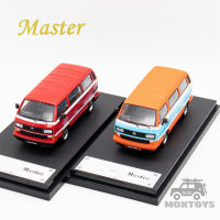 Master 1:64 Type 2 T3 VAN Carrera รถบัส B32ทีม Gulf/รถโมเดล Diecast สีแดง