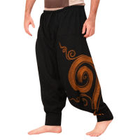 Mens Casual Elastic Waist Baggy Hippie Yoga Harem Pants Men Baggy Hippie Boho Gypsy Aladdin Hippie Boho Aladdin Alibaba Harem