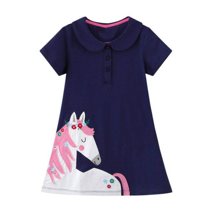 little-maven-new-girls-dresses-unicorn-appliques-baby-girls-cotton-clothes-7years-childrens-clothing-for-kids-party-dresses