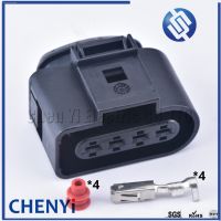 ❡✿ 4 Pin Automotive waterproof connector Ignition Coil Plug 8K0973724 8K0 973 724 For VW A4 A6 Q5 Q7 Golf Passat Bora motor2.5 mk5