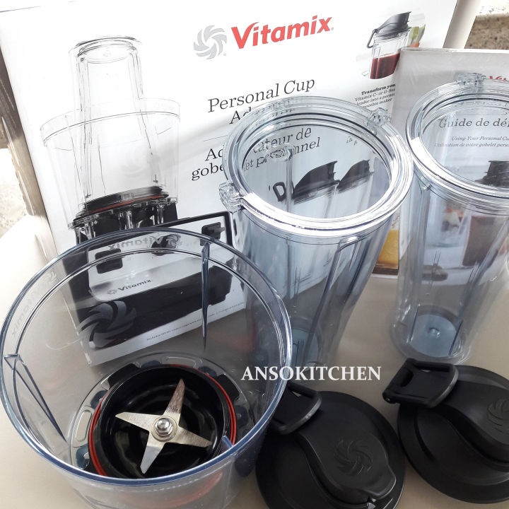 แก้วปั่น-vitamix-personal-cup-adapter-อะแดปเตอร์แก้วปั่น-พร้อมใบมีด-สำหรับวางบนเครื่องปั่น-vitamix-รุ่น-tnc-5200-e310-vita-prep-3-two-speed