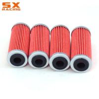 4Pcs รถจักรยานยนต์กรองน้ำมันสำหรับ KTM SXF XCF XCW EXC XCFW EXCF EXCR XCRW SMR SX-F XC-F Freeride หกวัน250 350 400 450 505 530