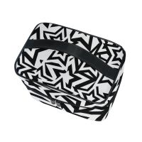 FengJu Cosmetic Bag Portable Travel Organizer Hanging Toiletry Case Storage Tote for Girls Woman Black Star