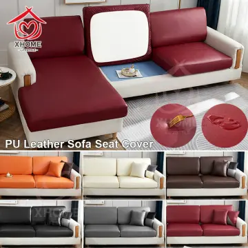 PU Leather Sofa Seat Cushion Cover Waterproof Replacement Chair