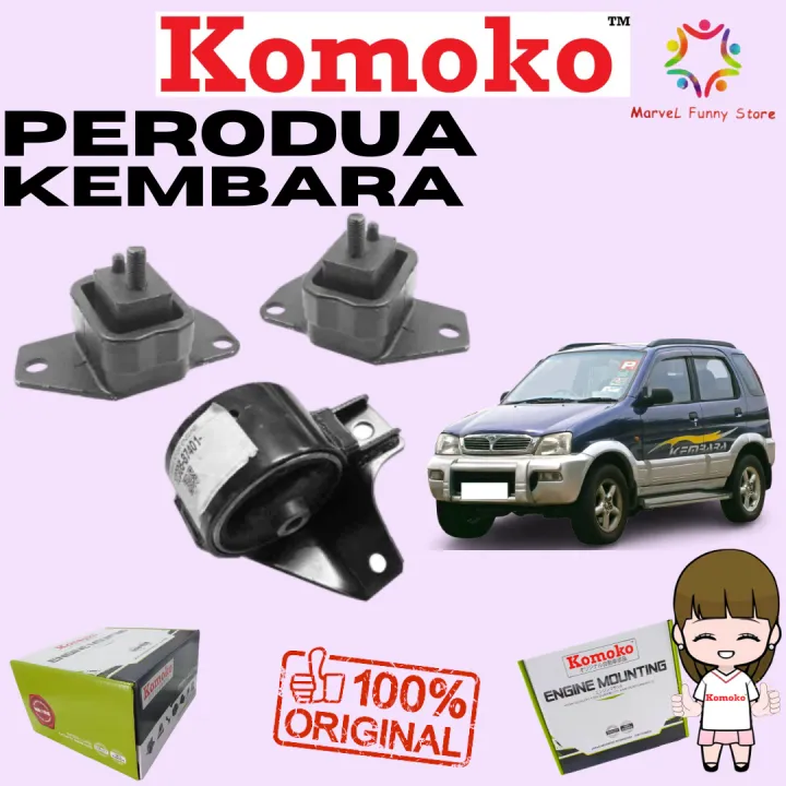 Perodua Kembara Lama Engine Mounting Kit 100 Original Komoko Japan Lazada