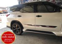 สติ๊กเกอร์ TRD ข้างประตู สำหรับ Revo &amp; Fortuner 2015-2023 (งานเเท้ Toyota)  ส่งฟรี ติดง่าย