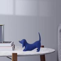 Acituna Dachshund รูปแกะสลักขนาดจิ๋วรูปปั้นสุนัขรูปปั้นสุนัขรูปปั้นสุนัขพันธุ์ดัชชุนด์รูปปั้นดัชชุนสำหรับตั้งโต๊ะโรงนา