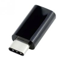 【HOT SALE】 Huilopker MALL ร้อนสีดำ USB 3.1 Type C ชายกับหญิง USB อะแดปเตอร์แปลงเชื่อมต่อสำหรับโทรศัพท์มือถือ