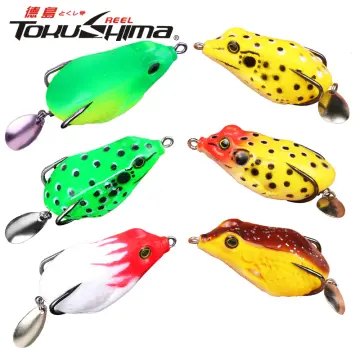 1 Pcs Soft Frog Fishing Lures 6CM 5.2G Silicone Bait Frog