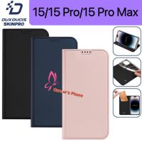 ฝาพับ iphone 15/15 Pro/15 Pro Max  เคสโทรศัพท์ ฝาพับแม่เหล็ก กันกระแทก พร้อมช่องใส่บัตร ของแท้ Dux Ducis