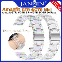 Transparent Resin Strap for Amazfit GTR 4 Wristbad Bracelet Plastic Strap for Xiaomi Huami Amazfit GTR Mini/GTR 3/GTR 3 Pro/GTR 2/GTR 2e/Pace Strap