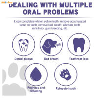 อัลลอยด์เจลทำความสะอาดที่นวดเหงือกสำหรับสัตว์เลี้ยงเจลกำจัดกลิ่นปากทำให้ลมหายใจสดชื่นการดูแลช่องปากอุปกรณ์กำจัดคราบฟันฟันสัตว์เลี้ยง