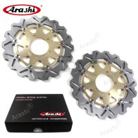 Arashi 1 Pair For KAWASAKI VERSYS 650 2007-2014 CNC Front Brake Disc Rotors 2007 2008 2009 2010 2011 2012 2013 2014 ER6N