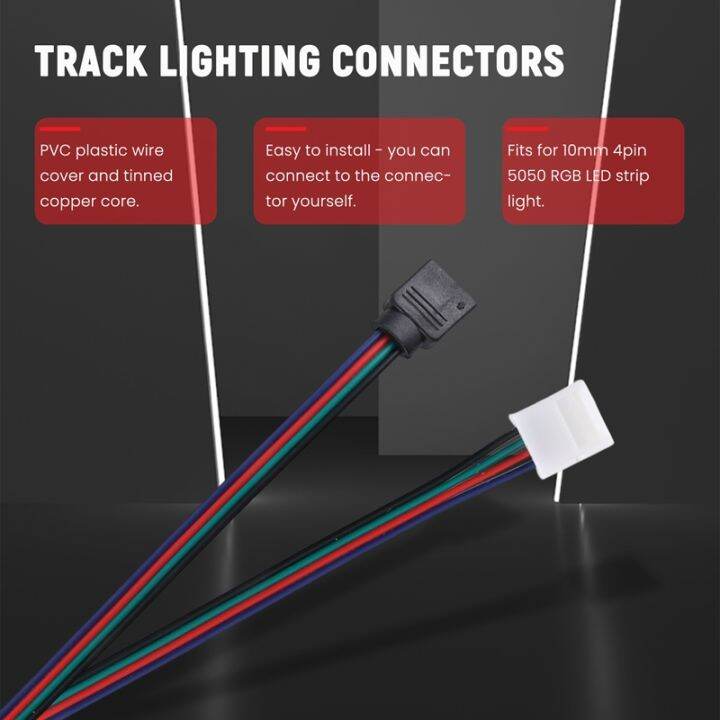 16-4ft-5m-4-pin-rgb-led-strip-extension-cable-led-strips-connectors-kits-for-5050-flexible-rgb-led-strip-light