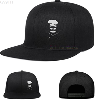 2023 New Sandwich Hat Mens Skull Knife Chef Twill Plain baseball cap Funny Dad Hat Unisex Print Casual Hat Adjustable Cotton Button Versatile hat