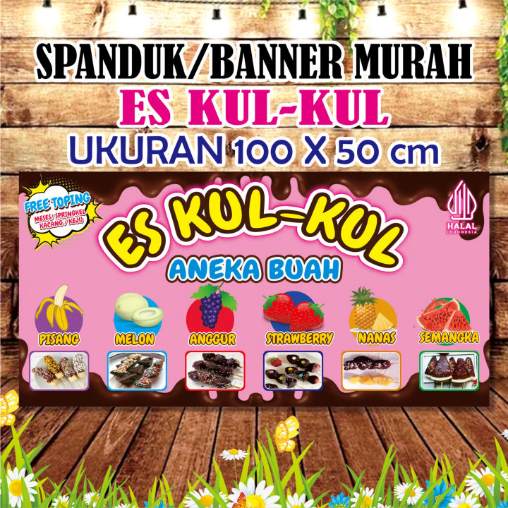 Spanduk Banner Es Kul Kul Lazada Indonesia