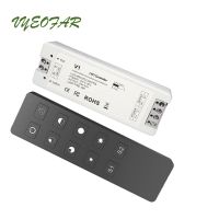 New Led Single Strip Dimmer RF Wireless Remote 12V 24V CV Constant Voltage Receiver 5050 3528 String Tape Ribbon Dim