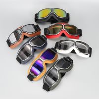 Tactical ski goggles retro half helmet goggles motorcycle helmet downhill off-road riding in sand dust proof