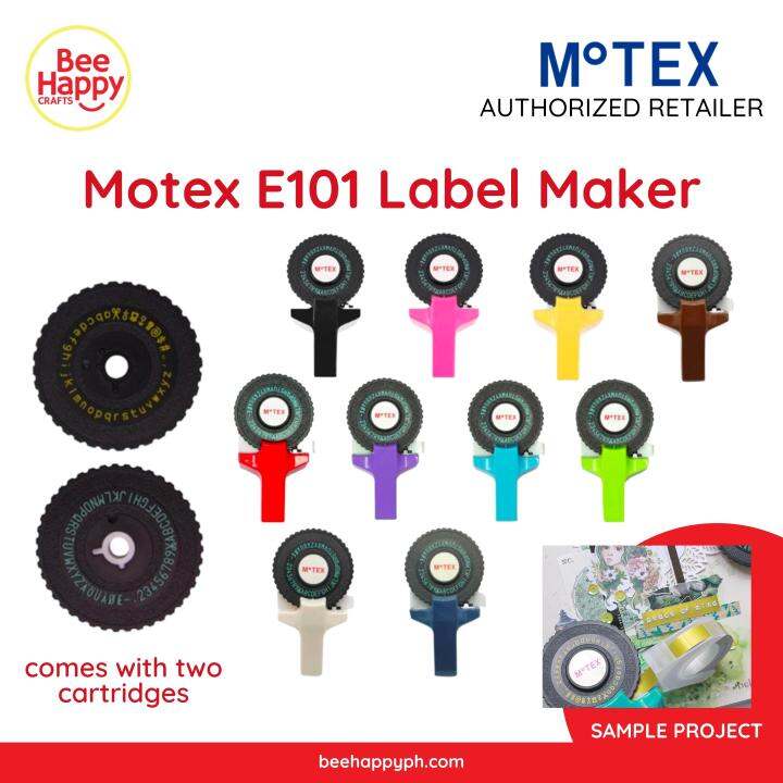 Motex E101 Embossing Label Maker Lazada PH