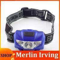 Merlin Irving Shop Mini LED Headlamp Frontal Flashlight AAA Battery Small Head Light Lamp Torches Headlight For Hinking