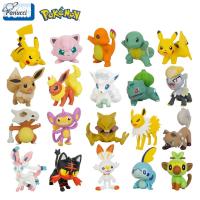 ฟิกเกอร์ตัวการ์ตูนฟิกเกอร์3-9Cm Litten Vululpix Bulbasaur Eevee หุ่นโมเดลฟิกเกอร์ตัวเลขโปเกมอนหุ่น Pikachu