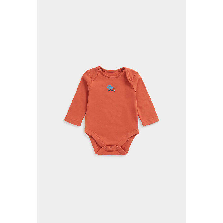 ชุดบอดี้สูทเด็ก-mothercare-trucks-long-sleeved-bodysuits-3-pack-cd313