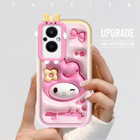 เคสมือถือเคสใส่โทรศัพท์สำหรับ OPPO A96 5G OPPO Reno8 Z 5G OPPO Reno7 Z 5G ลายการ์ตูนน่ารักเมโลดี้เคสโทรศัพท์มอนสเตอร์เคสเลนส์โทรศัพท์นิ่มฝาครอบป้องกันกันกระแทกเคสใส่โทรศัพท์เคสโทรศัพท์มือถือ