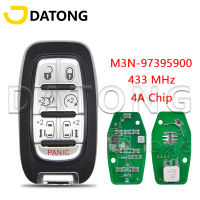 Datong World รถรีโมทคอนลสำหรับ Chrysler Pacifica Voyager 2017-2020 68217832AC 4A 433MHz เปลี่ยนสมาร์ทการ์ด Promixity