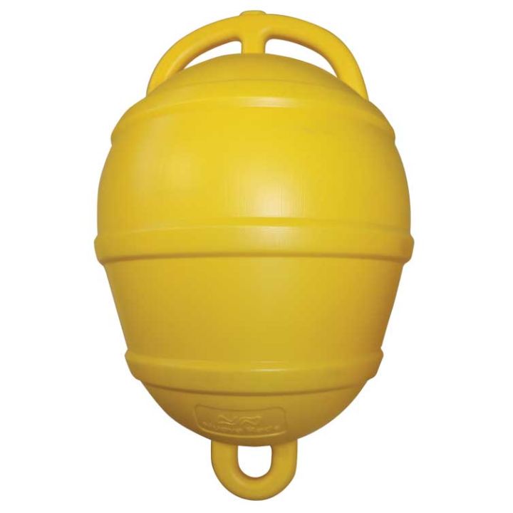 ทุ่นลอยน้ำ-ทุ่นระบุตำแหน่ง-ทุ่นตกปลา-mooring-buoy-rigid-plastic-ext-250mm-orange-yellow-white