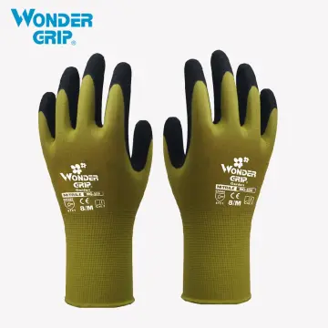 Wonder Grip Thermo Plus Coldproof Work Gloves Double Layer Latex Coated  Protection Gardening Fishing Working Gloves