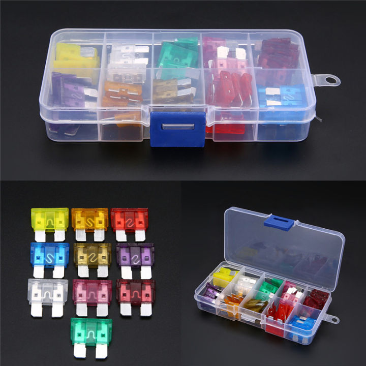 50pcs-mixed-medium-standard-blade-fuse-32v-assortment-kit-car-auto-3a-40a-box-for-car-van-truck-coach-bus-motorcycle-quad-boat