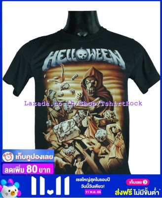 เสื้อวง HELLOWEEN เสื้อยืดวงดนตรีร็อค เมทัล เสื้อร็อค  HLN967 ส่งจาก กทม.