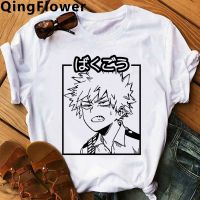 My Hero Academia เสื้อยืดผู้หญิง,เสื้อยืดสีขาวลำลองน่ารักฮาราจูกุฮาราจูกุ