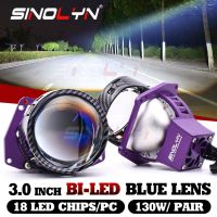 3.0 Inch 19000LM Blue Bi LED Projector Lenses For Headlights LED Lights For Hella 3R For Car Lamp Light Car Accessories Retrofit Bulbs  LEDs  HIDs