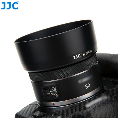 JJC ES-65B ES 65B เลนส์ใช้งานร่วมกับ Canon RF 50 มม.F1.8 STM เลนส์สำหรับ Canon EOS R RP Ra R3 R5 R6 R7 R10 C70 REVERSIBLE-Yrrey