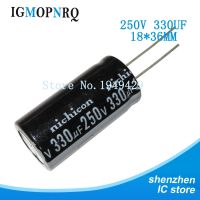 5pcs 250V330UF 18x36mm 250v 330uf 18 x 36 electrolytic electrolytic capacitor coating