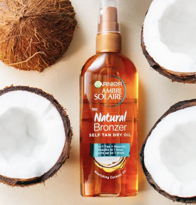 Ambre Solaire Natural Bronzer Self Tan Dry Oil 150ml Lazada.co.th