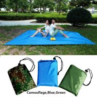 【cw】 Camouflage Waterproof Tent Floor Tarp Picnic Mat Ultralight Pocket Tent Footprints Beach Tarp with Sack for Camping Hiking ！