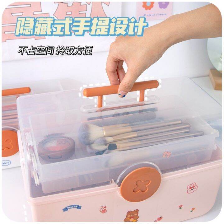 ready-stock-multi-layer-cosmetic-storage-box-desktop-large-capacity-dustproof-cute-dormitory-nail-art-art-student-tool-box