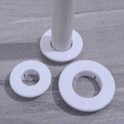 hot【DT】 Plastic Split Type Wall Hole Duct Cover Shower Faucet Pipe Plug Decoration Accessory