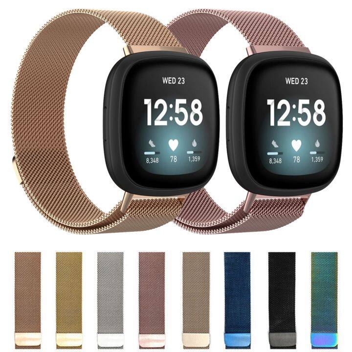 สำหรับ-fitbit-versa-3-fitbit-sense-magnet-milano-สายนาฬิกาข้อมือขนาด-ขนาดใหญ่-มีสีสัน-ลดเอง