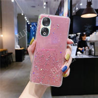 เคสสำหรับ Honor โทรศัพท์มือถือ TPU เนื้อนิ่มโปร่งใสแวววาว90 5G / 90 Lite/ 70 Lite 2023ซิลิโคนเคสมือถือ HONOR90 5G กันกระแทกฝาหลัง Honor 90 Lite