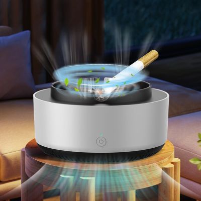 hot！【DT】✧㍿▩  Remove Smoke Smell Ashtray Retardant Smokeless Desktop Accessories Small Air Filter